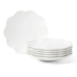Studio 1414 Scallop Accent Plates, Set of 6