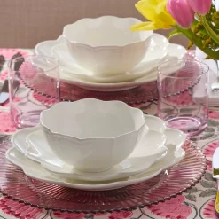 Studio 1414 Scallop All-Purpose Bowls, Set of 6
