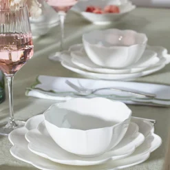 Studio 1414 Scallop 12-Piece Dinnerware Set