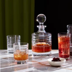 Tempo Crystal 5-Piece Whiskey Set