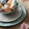 Terrazzo Melamine Cream 12-Piece Dinnerware Set