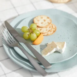 Terrazzo Melamine Mint 12-Piece Dinnerware Set