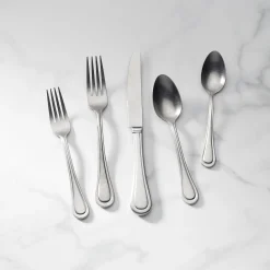 Textured Neutrals 24-Piece Flatware Set
