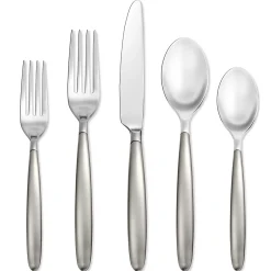 Tidal Frosted 30-Piece Flatware Set