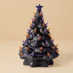 Treasured Traditions Black Lit Tree Figurine