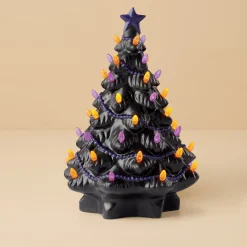 Treasured Traditions Black Lit Tree Figurine
