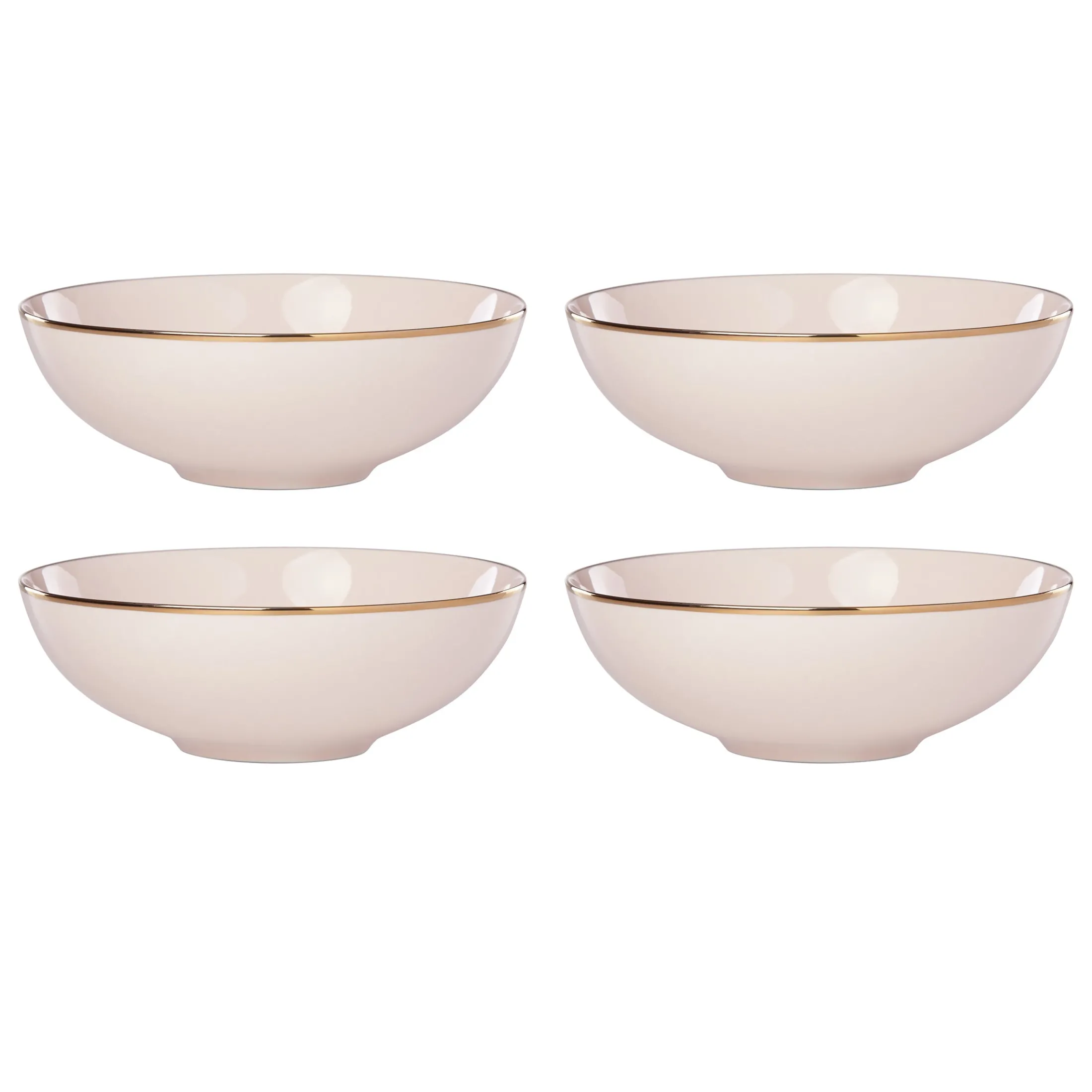 Trianna Blush All-Purpose Bowls, Set of 4