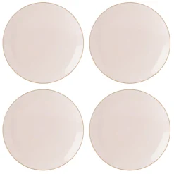 Trianna Blush Coupe Dinner Plates, Set of 4