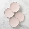 Trianna Blush Coupe Salad Plates, Set of 4