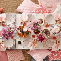 Trianna Blush 12-Piece Dinnerware Set
