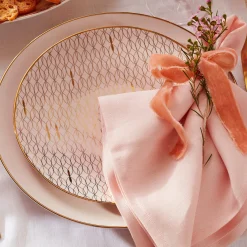 Trianna Blush 12-Piece Dinnerware Set