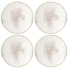 Trianna Salaria Coupe Salad Plates, Set of 4