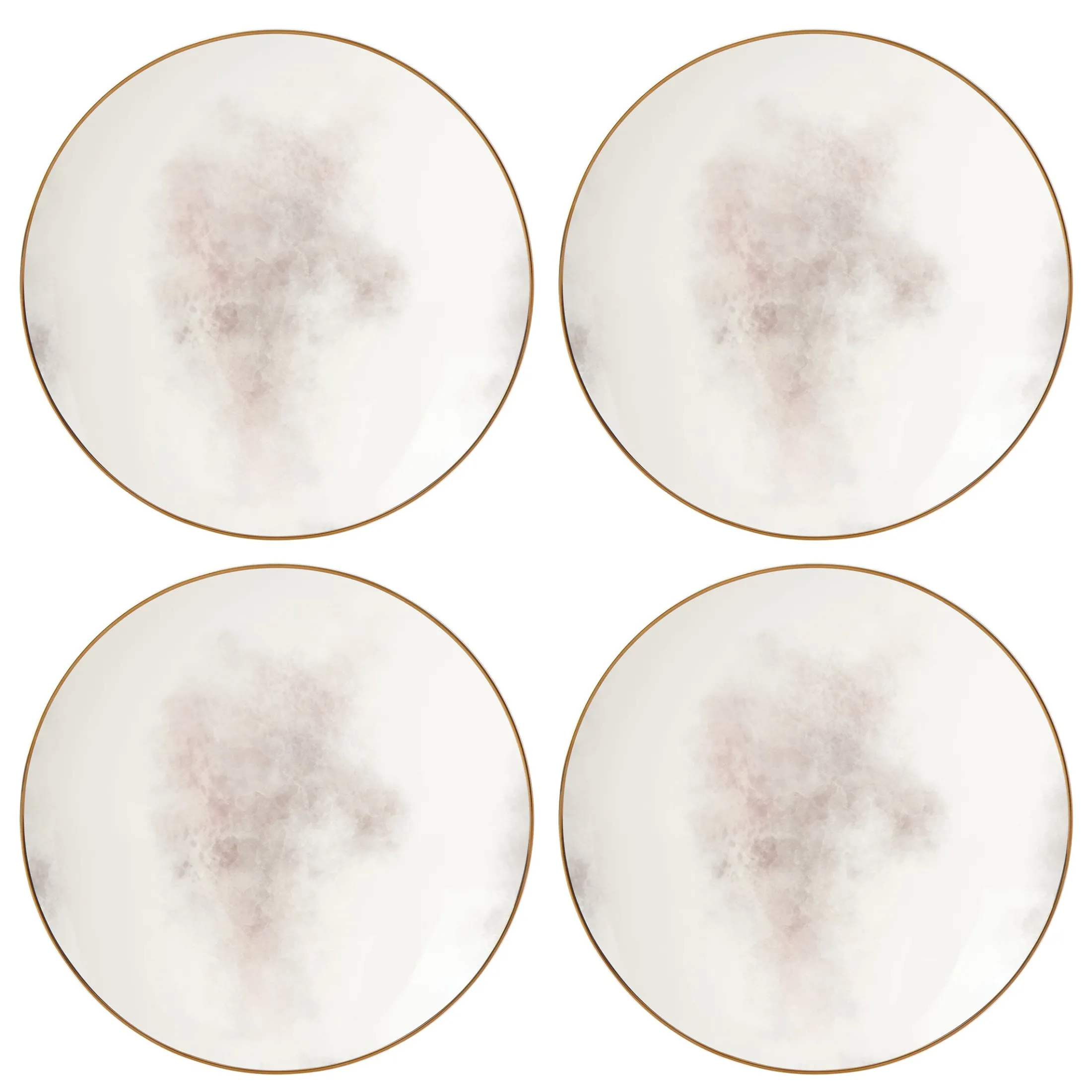 Trianna Salaria Coupe Salad Plates, Set of 4