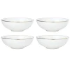 Trianna White All-Purpose Bowls, Set of 4