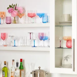 True Colors Wine Glasses, Set Of 4