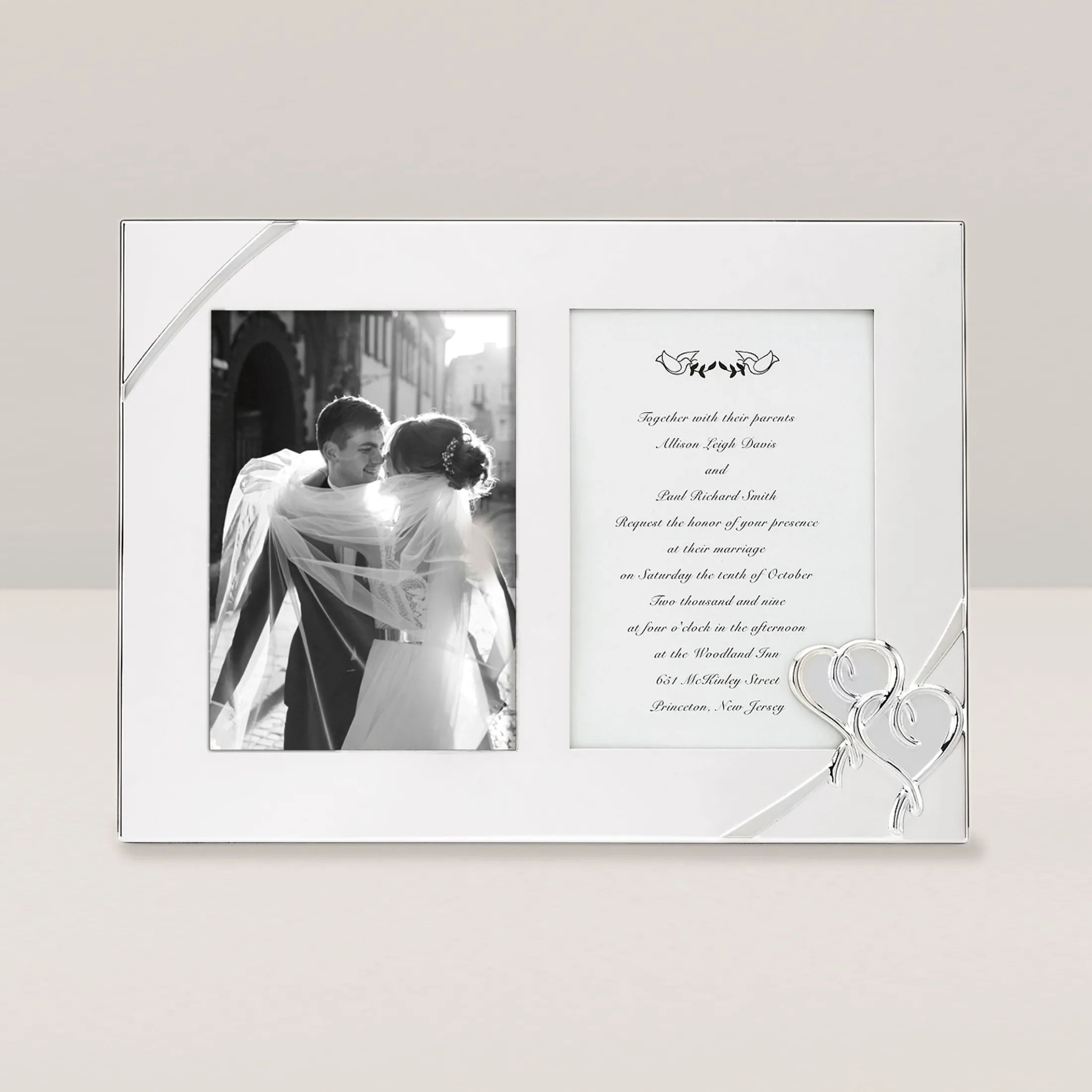 True Love Double Invitation Frame
