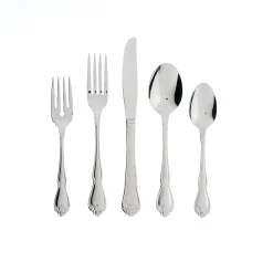 True Rose 20-Piece Everyday Flatware Set, Service For 4