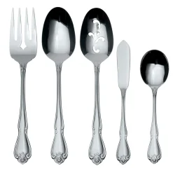 True Rose 5 Piece Everyday Flatware Serving Set