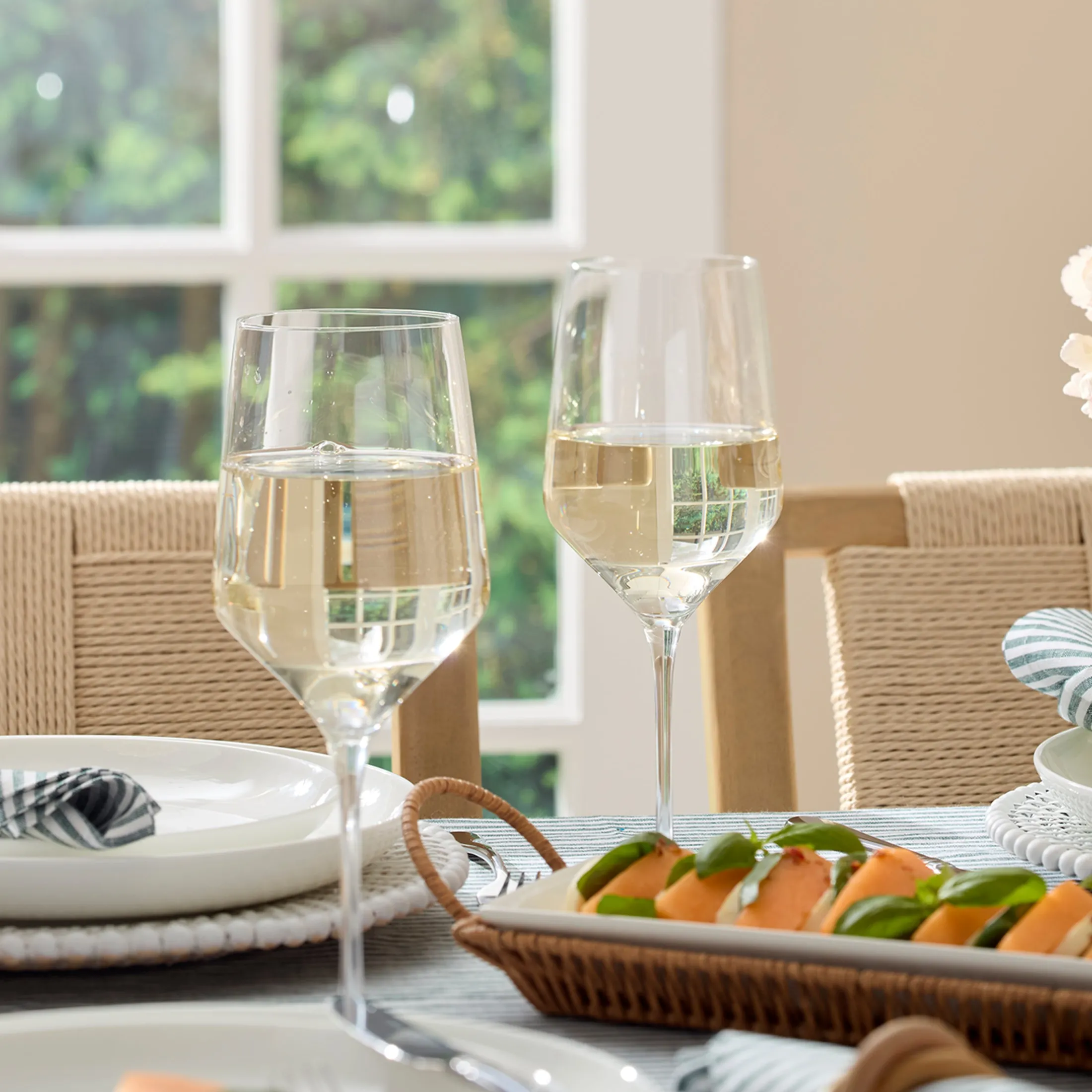 Tuscany Classics Angled Wine Glasses, Set of 6