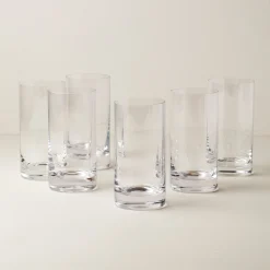 Tuscany Classics Cylinder Highball Glasses, Set of 6
