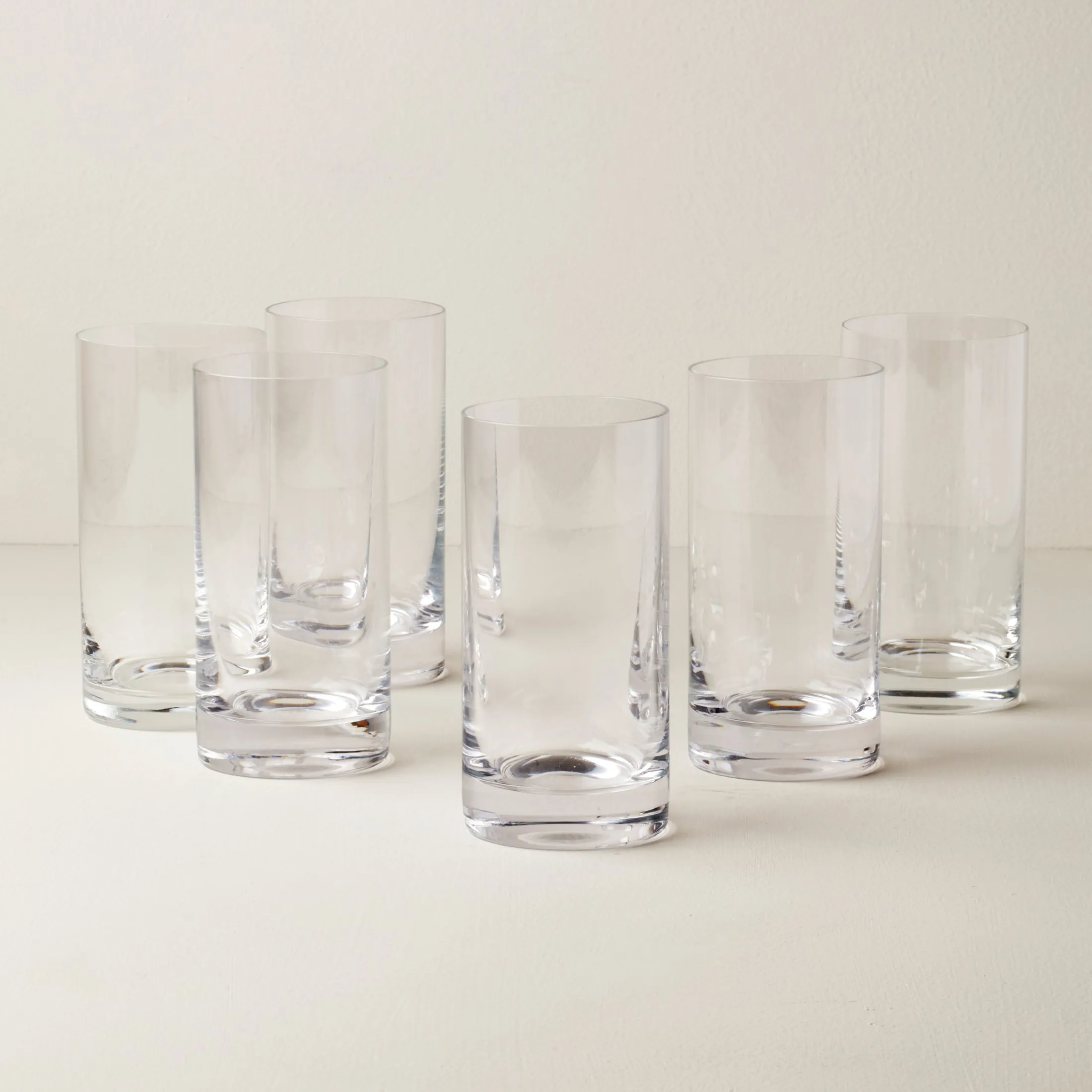 Tuscany Classics Cylinder Highball Glasses, Set of 6