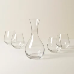 Tuscany Classics Decanter & Stemless Wine Glass Set