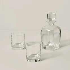 Tuscany Classics 3-Piece Decanter & Glass Set