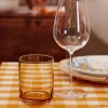 Tuscany Classics Stackable Amber Tall Glasses, Set of 4