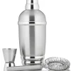 Tuscany Classics Stainless Steel Cocktail Shaker & Strainer Set