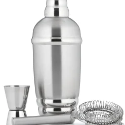 Tuscany Classics Stainless Steel Cocktail Shaker & Strainer Set