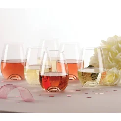 Tuscany Classics Stemless Wine Glasses, Set of 6