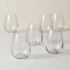 Tuscany Classics Stemless Wine Glasses, Set of 6