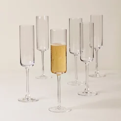 Tuscany Classics Straight Flute Glasses, Set of 6
