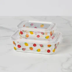 Tutti Fruity 4-Piece Serve & Store Dish Set