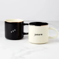Two of a Kind Yawn & Zzz Mugs, Set of 2