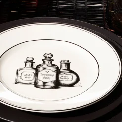 Vintage Halloween Dessert Plates, Set of 4