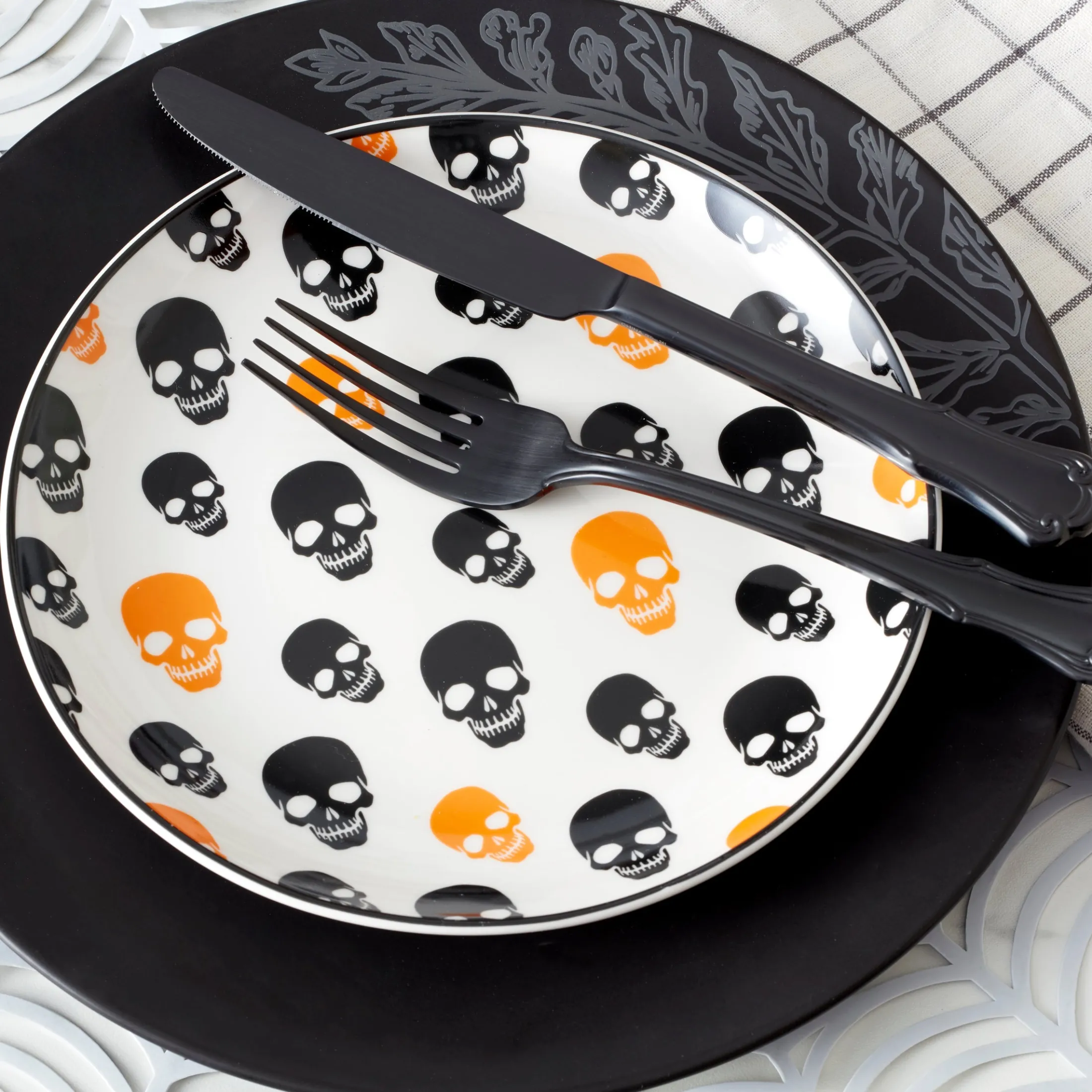 Vintro Halloween Accent Plates, Set of 4