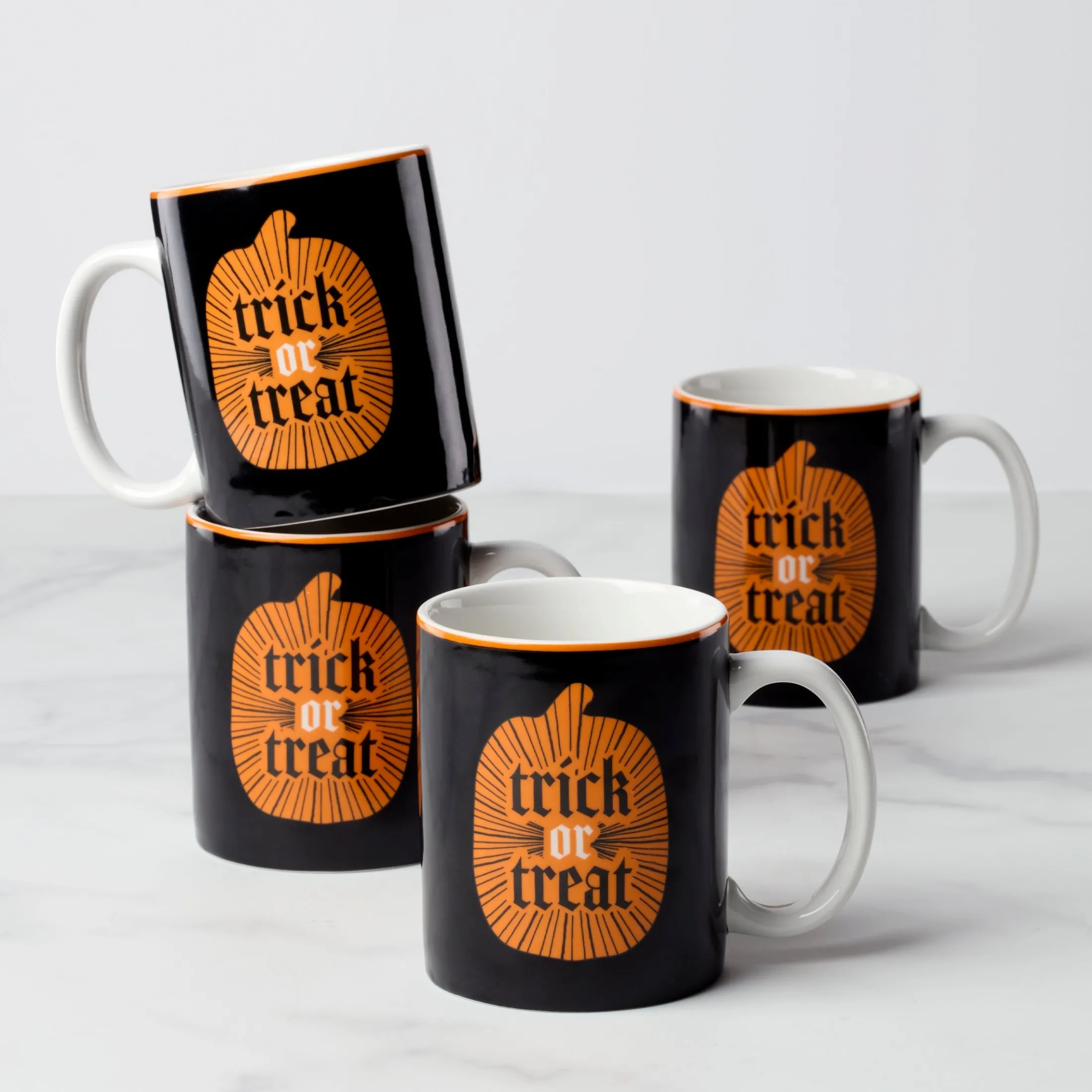 Vintro Halloween Mugs, Set of 4