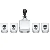 Vintro Halloween Skeleton 5-Piece Whiskey Set
