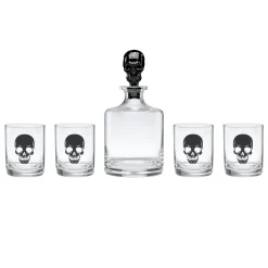 Vintro Halloween Skeleton 5-Piece Whiskey Set