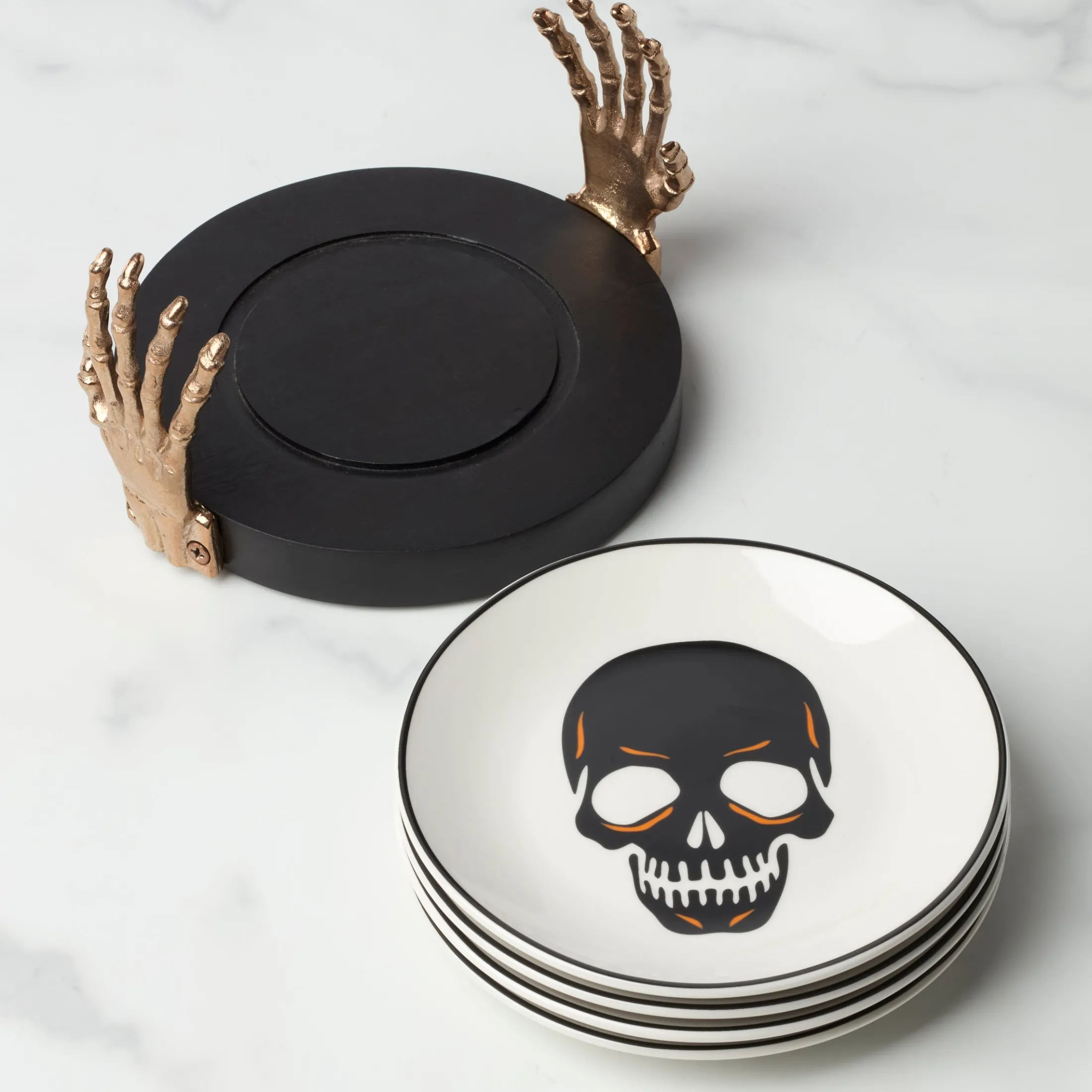 Vintro Halloween Tidbit Plates, Set of 4