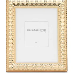 Watchband Satin Gold 5x7 Photo Frame