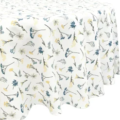 Wildflowers Allover 70x70 Round Tablecloth