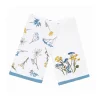 Wildflowers Embroidered Kitchen Towels, Set of 2