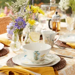 Wildflowers 12-Piece Dinnerware Set