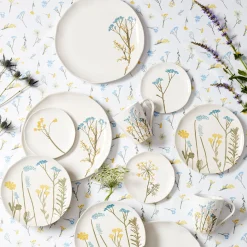 Wildflowers Tidbit Plates, Set of 4