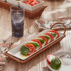 Willow & White, Hors D'Oeuvres Tray with Server