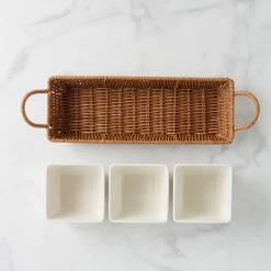 Willow & White, 4-Piece Serving Set