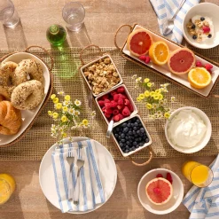 Willow & White, 4-Piece Serving Set