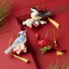 Winter Birds Ornaments, Set of 3